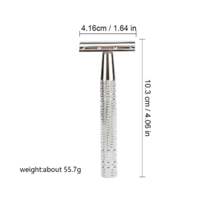 Premium Vintage Metal Manual Razor | Luxury 5-Blade Men's Grooming Gift Set