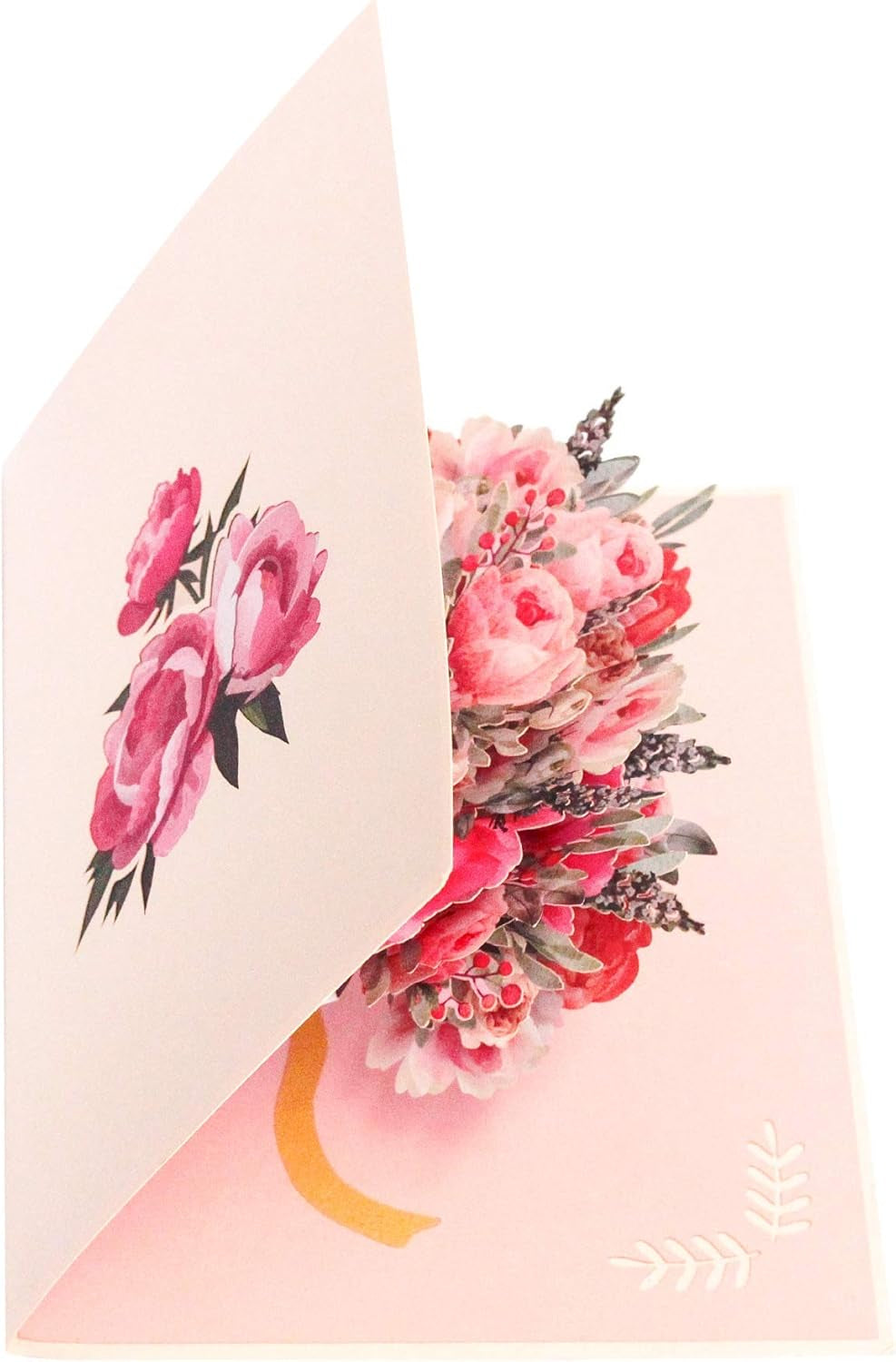 ® Luxe Flower Box 3D Pop up Valentine'S Day - Blank Card, Anniversary, Mother'S Day Card, Wedding or Birthday Party Invitation - for Wife, Mom, Sister, Grandma, Daughter, and Girlfriend