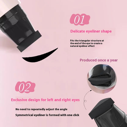 Double-Headed Winged Eyeliner Stamp Pen | Waterproof & Smudge-Proof Liquid Liner
