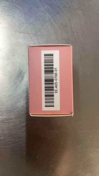 EELHOE under eye brightener cream pink box barcode label
