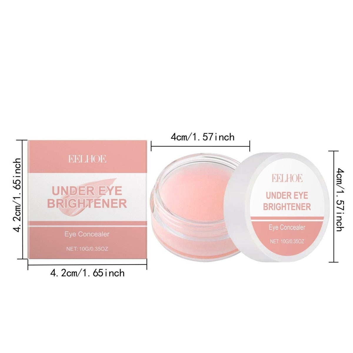 EELHOE under eye brightener cream 10 g package dimensions