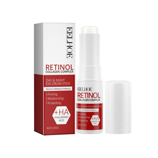 EELHOE retinol eye cream stick with vitamin C in red and white packaging