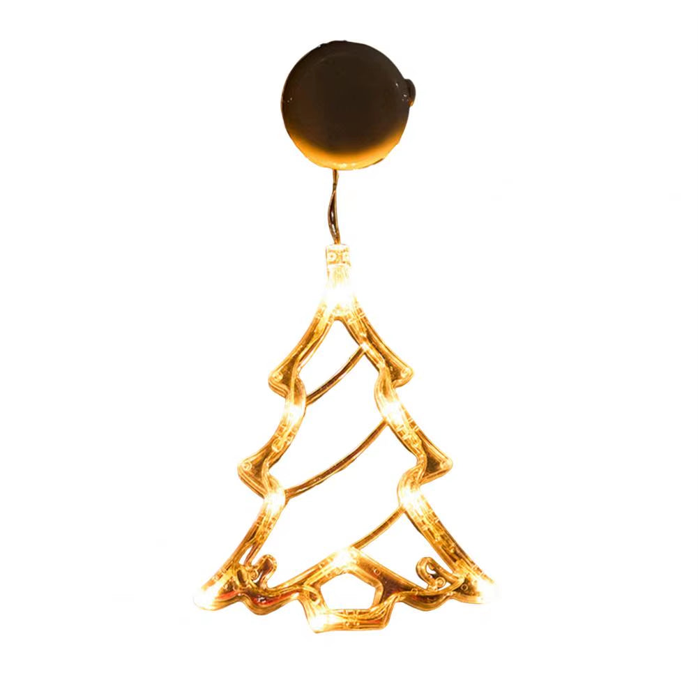 Christmas Led String Lights Easy to Hang Christmas Ornaments Festive Christmas Window Curtain Lights with Snowflakes for Indoor