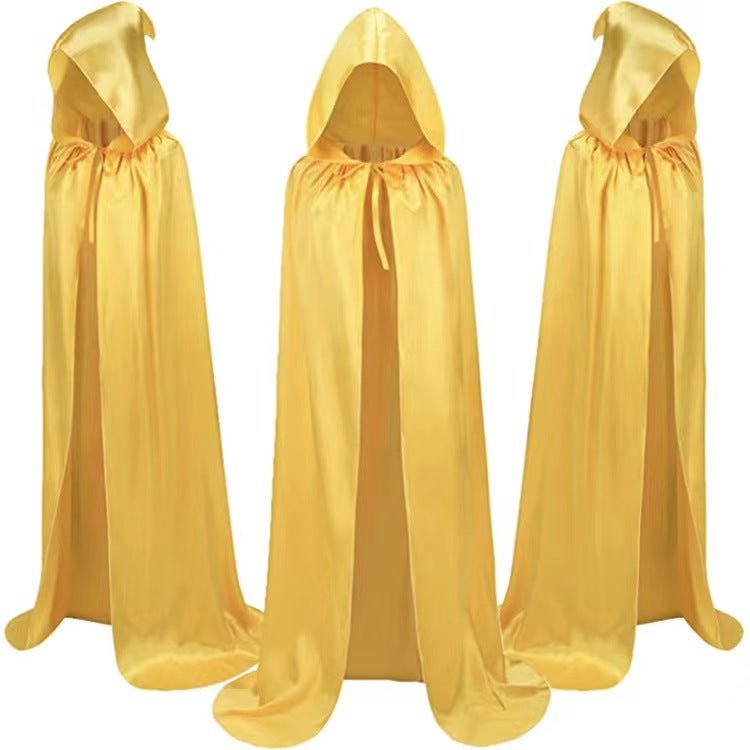 Hooded wizard cloak for children's Halloween costume