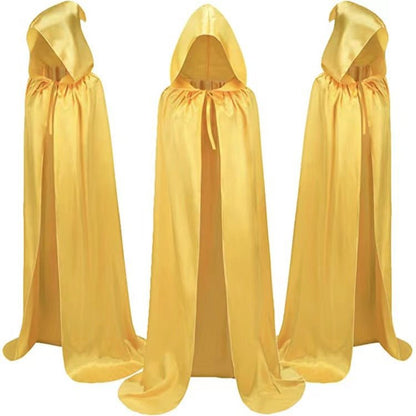 Hooded wizard cloak for children's Halloween costume