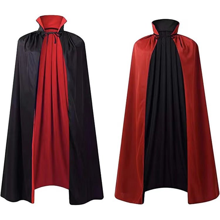 Kids Halloween costume black wizard cloak