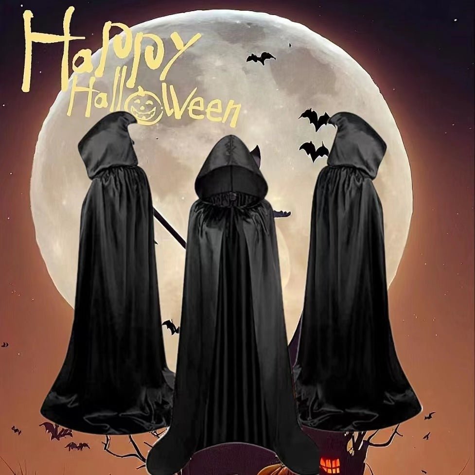 Kids Halloween costumes wizard cloak with hood