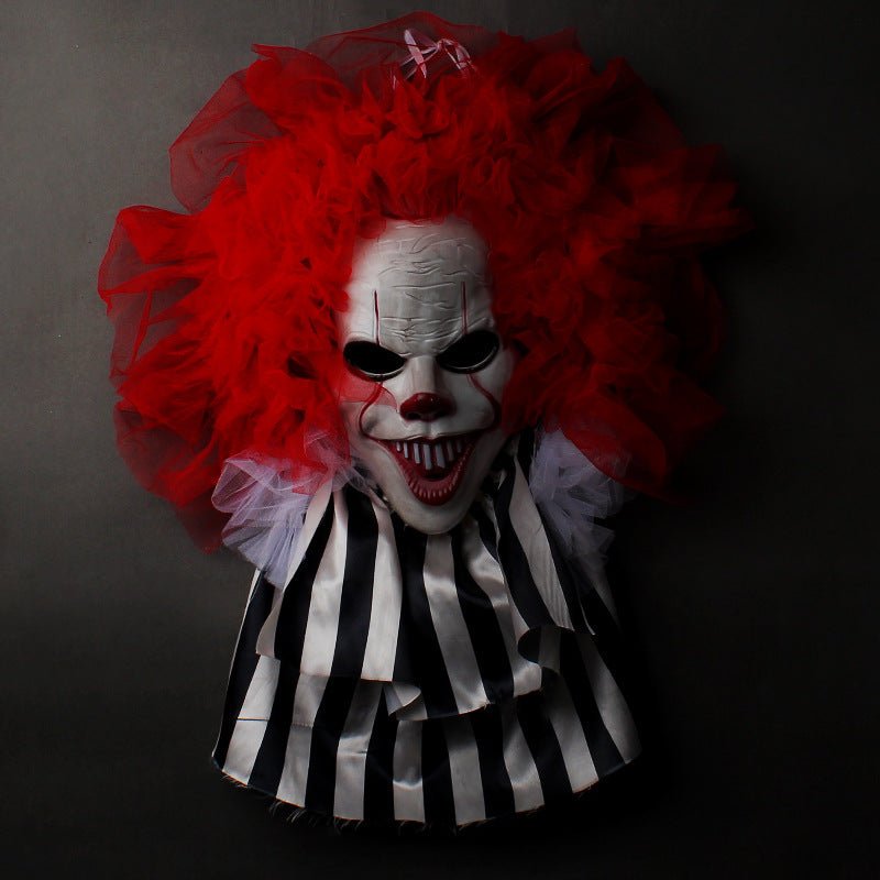 Red clown Halloween hanging decoration