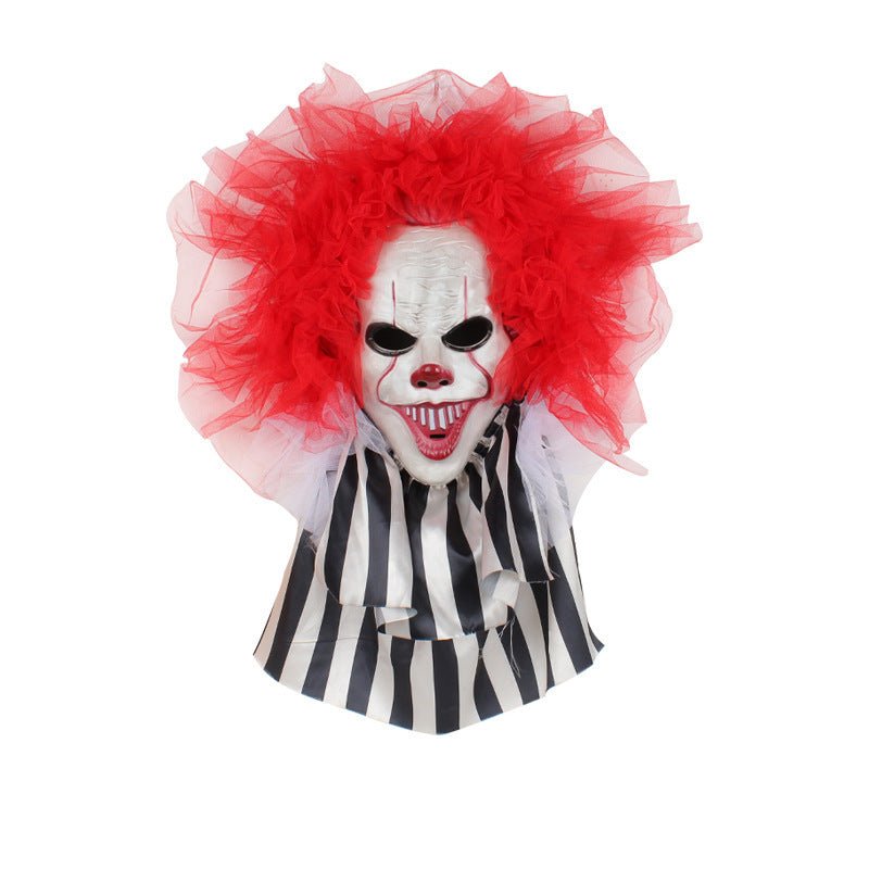 d5feb5444d0b49Halloween home decor horror clown wreath3aea79cf311bbe5332