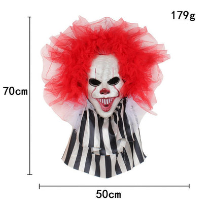 70 cm Halloween clown wreath door decoration