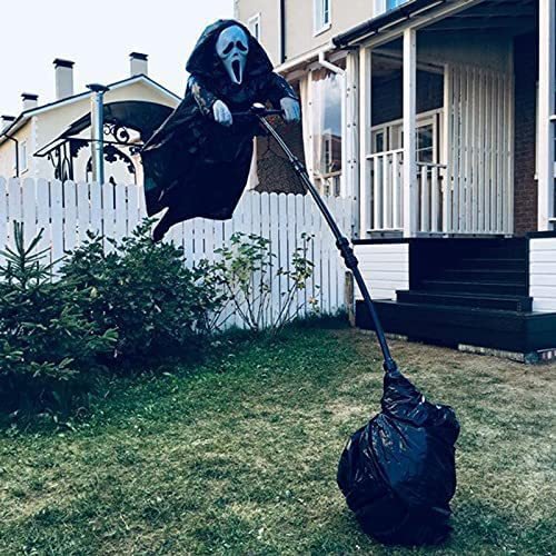Halloween decorations outdoor skull scarecrow yard decoration