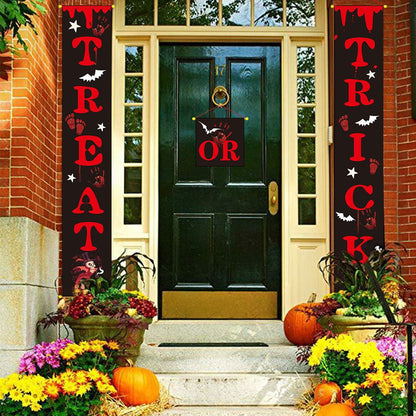 Halloween Trick or Treat door banner decoration