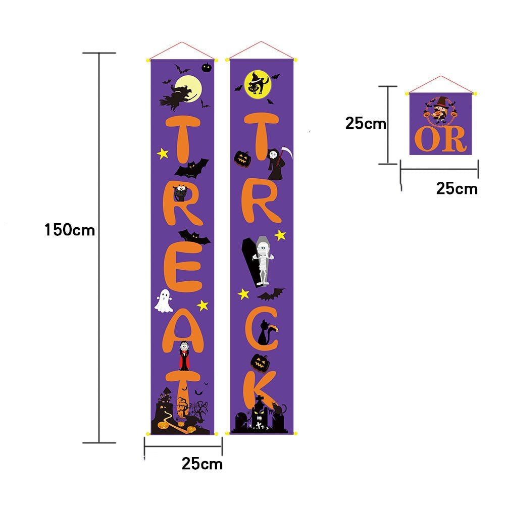 150 cm Halloween Trick or Treat door banner