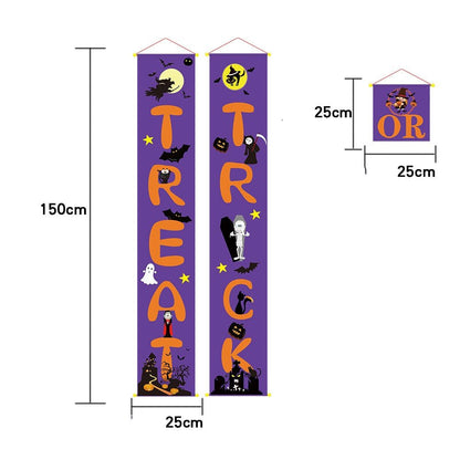 150 cm Halloween Trick or Treat door banner