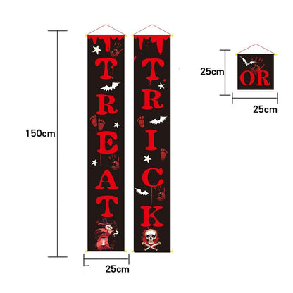 150 cm Halloween Trick or Treat door banner