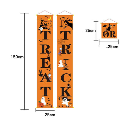 150 cm Halloween Trick or Treat door banner