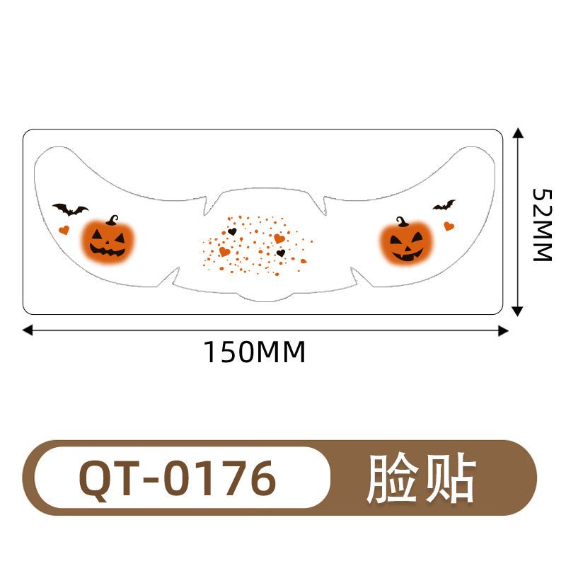 Fake freckles tattoo designs for Halloween makeup