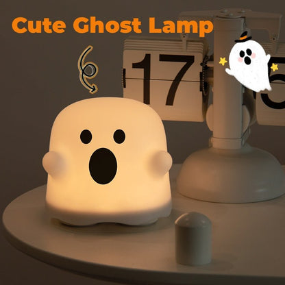 Halloween LED ghost lamp with stepless dimming