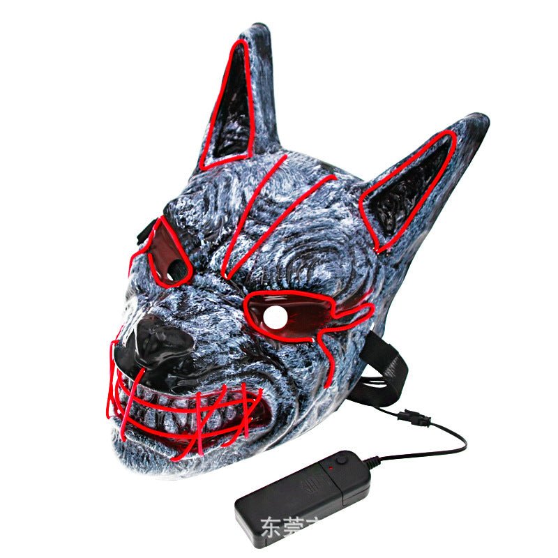 Halloween mask LED full face illuminated design