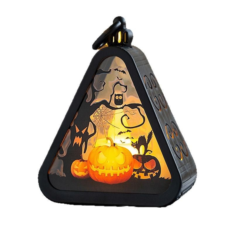 Halloween pumpkin lantern decorative detail