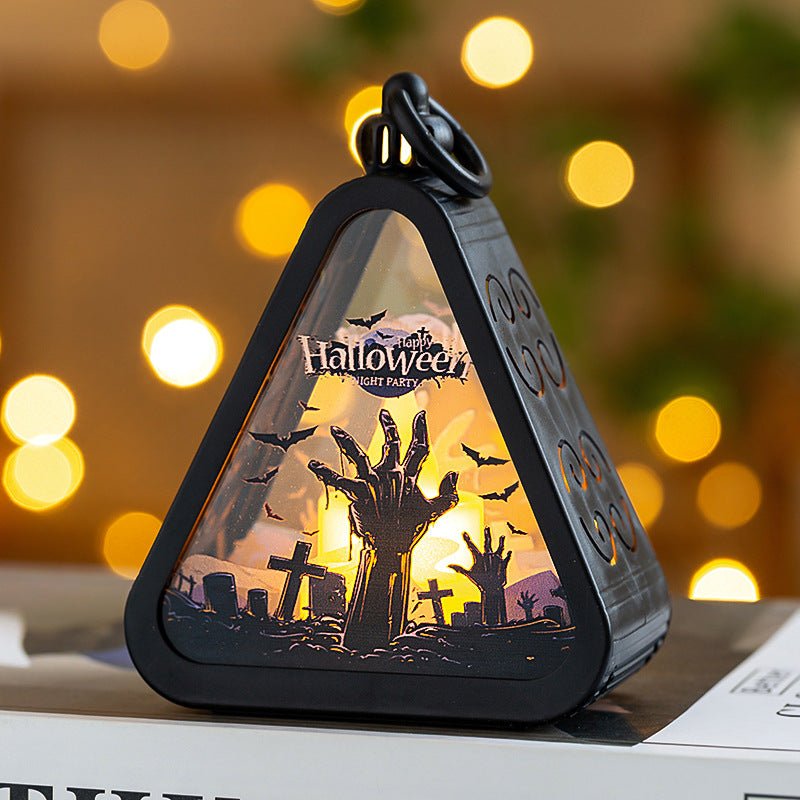 Halloween pumpkin lantern for tabletop decor