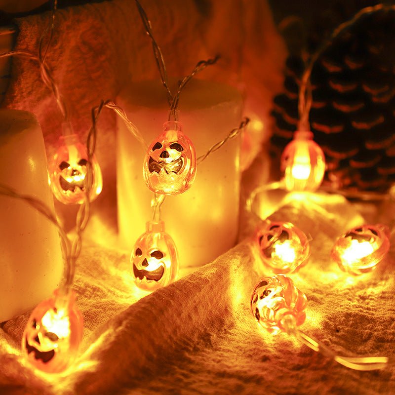 Halloween string lights with LED ghost hand lights