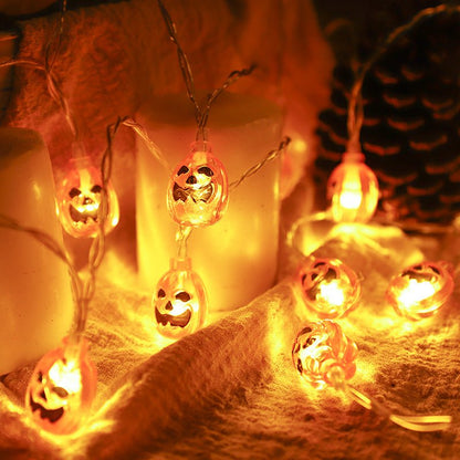 Halloween string lights with LED ghost hand lights