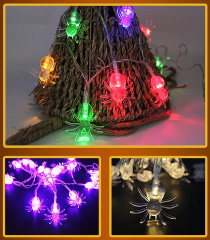 Halloween string lights with LED pumpkin lights