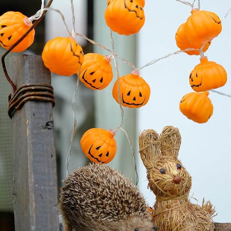 Halloween lights with pumpkin string light decorations