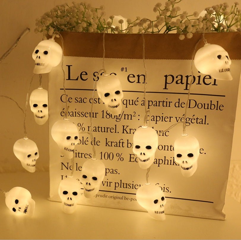 LED skull lights for Halloween decorations