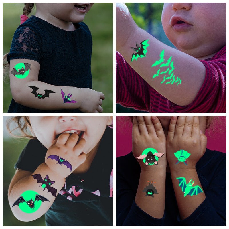 Bat temporary tattoos for Halloween parties