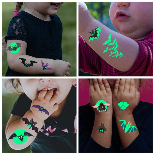 Bat temporary tattoos for Halloween parties