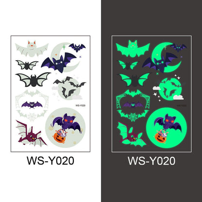 Bat temporary tattoos for Halloween parties