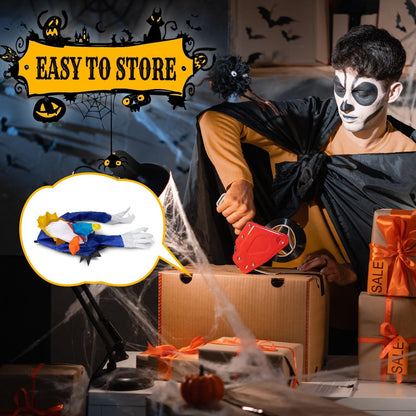 3.3 FT Halloween inflatable clown with LED lights
