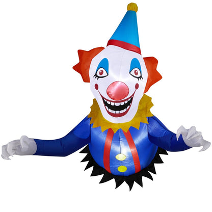 Inflatable halloween decorations clown yard display