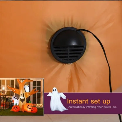 Inflatable Halloween tree with built-in LED lights