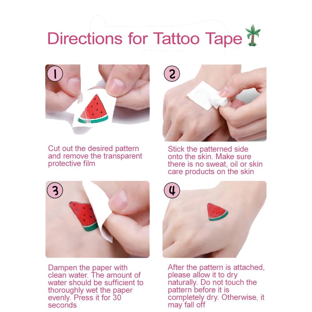 Country flag tattoos for parties and celebrations