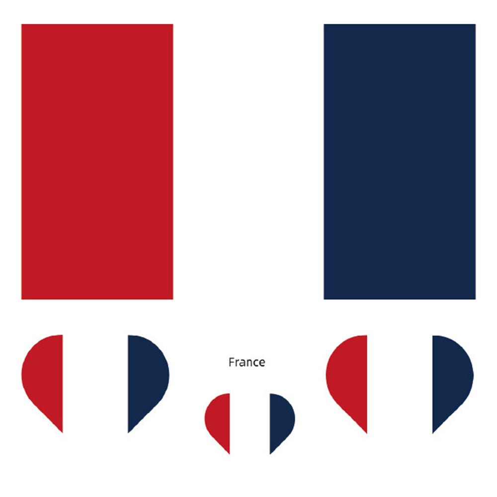 World Flag Temporary Tattoos – Face Tattoos & Flag Stickers